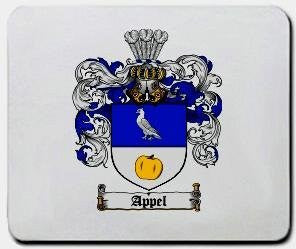 Appel coat of arms mouse pad