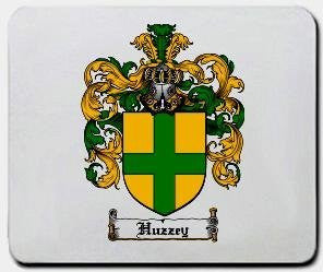 Huzzey coat of arms mouse pad