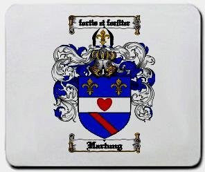 Hartung coat of arms mouse pad