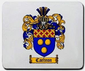 Carreon coat of arms mouse pad