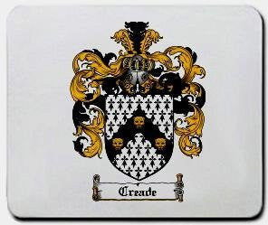 Creade coat of arms mouse pad