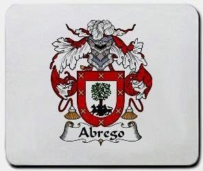 Abrego coat of arms mouse pad