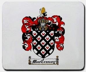 Maccreevey coat of arms mouse pad