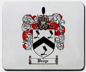 Braye coat of arms mouse pad