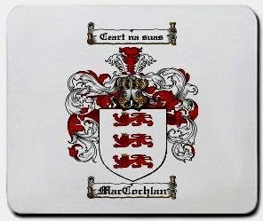 Maccochlan coat of arms mouse pad