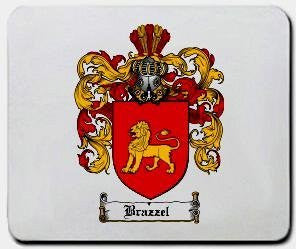 Brazzel coat of arms mouse pad