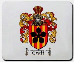 Craft coat of arms mouse pad
