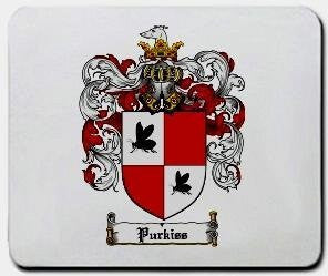 Purkiss coat of arms mouse pad