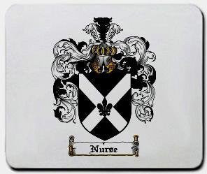 Nurse coat of arms mouse pad