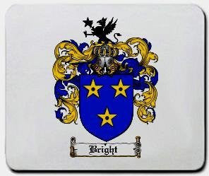 Bright coat of arms mouse pad