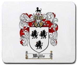 Wyllie coat of arms mouse pad