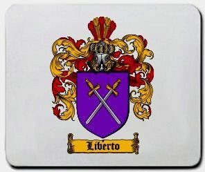 Liberto coat of arms mouse pad