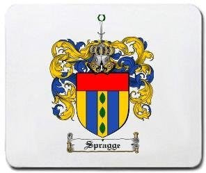 Spragge coat of arms mouse pad