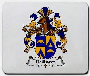 Dellinger coat of arms mouse pad