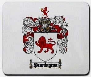 Pennington coat of arms mouse pad