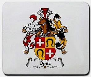 Opitz coat of arms mouse pad
