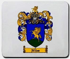 Niles coat of arms mouse pad