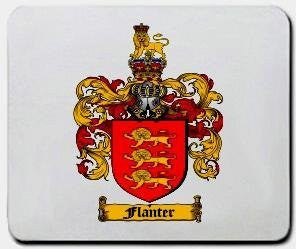 Flanter coat of arms mouse pad
