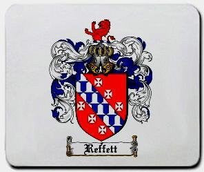 Reffett coat of arms mouse pad