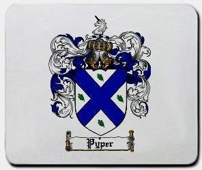 Pyper coat of arms mouse pad