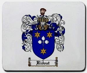 Ridout coat of arms mouse pad