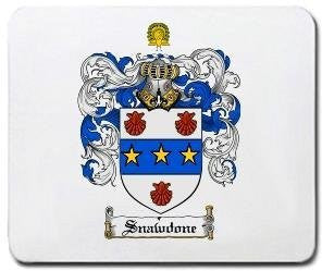 Snawdone coat of arms mouse pad