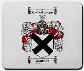 Baldwin coat of arms mouse pad