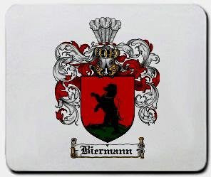 Biermann coat of arms mouse pad