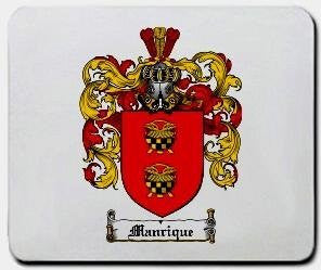 Manrique coat of arms mouse pad