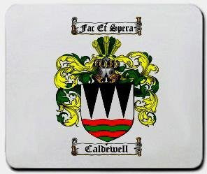Caldewell coat of arms mouse pad
