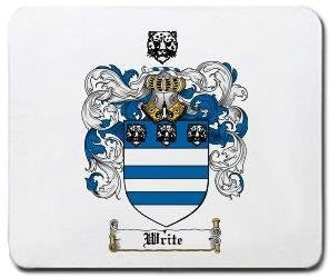 Write coat of arms mouse pad