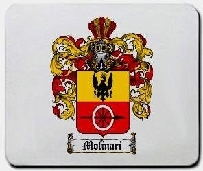 Molinari coat of arms mouse pad