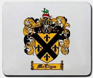 Mcelyea coat of arms mouse pad