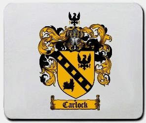 Carlock coat of arms mouse pad