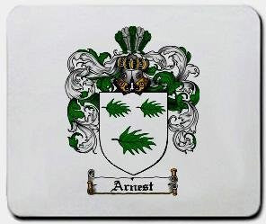 Arnest coat of arms mouse pad