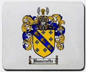 Bamcrofte coat of arms mouse pad