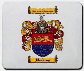 Hocking coat of arms mouse pad