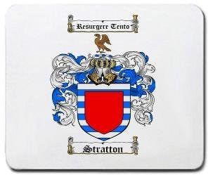 Stratton coat of arms mouse pad