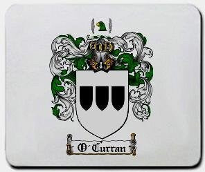 O'curran coat of arms mouse pad