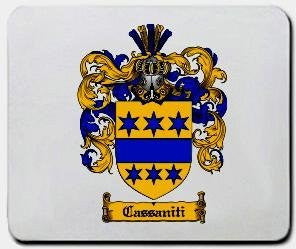 Cassaniti coat of arms mouse pad