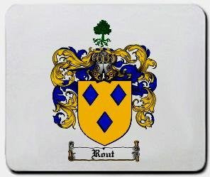 Rout coat of arms mouse pad