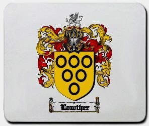 Lowther coat of arms mouse pad