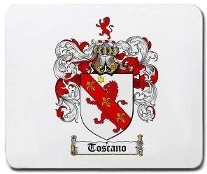 Toscano coat of arms mouse pad