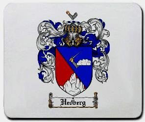 Hedberg coat of arms mouse pad