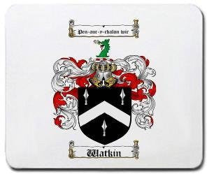 Watkin coat of arms mouse pad