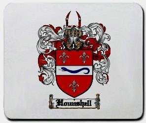 Hounshell coat of arms mouse pad