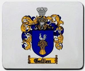 Gallien coat of arms mouse pad