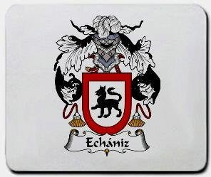 Echaniz coat of arms mouse pad