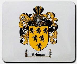 Ledman coat of arms mouse pad