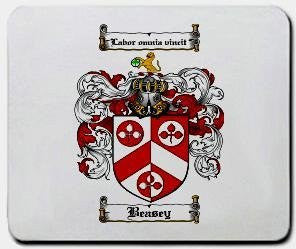 Beasey coat of arms mouse pad